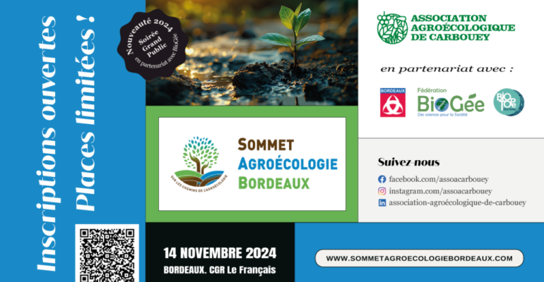 2e Sommet Agro Ecologie Bordeaux