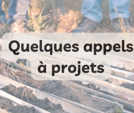 Appels à projets en cours – SRP Sols